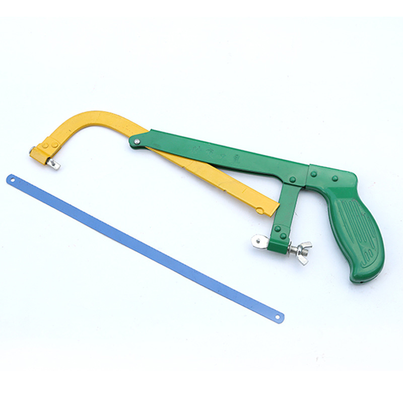 家用手钢锯钢锯架手锯木工锯手工锯子可调节钢锯弓锯条架批发