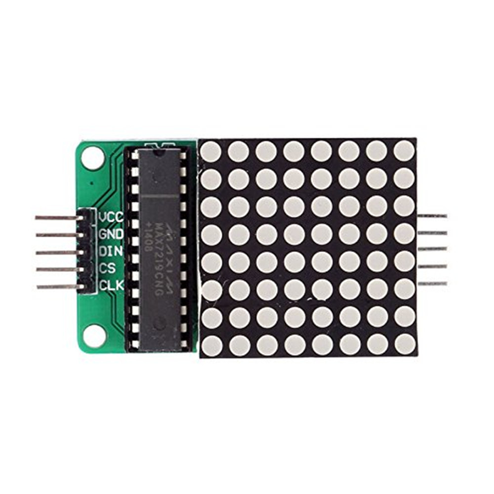 成品件 max7219点阵模块控制模块 单片机模块 显示模块送线