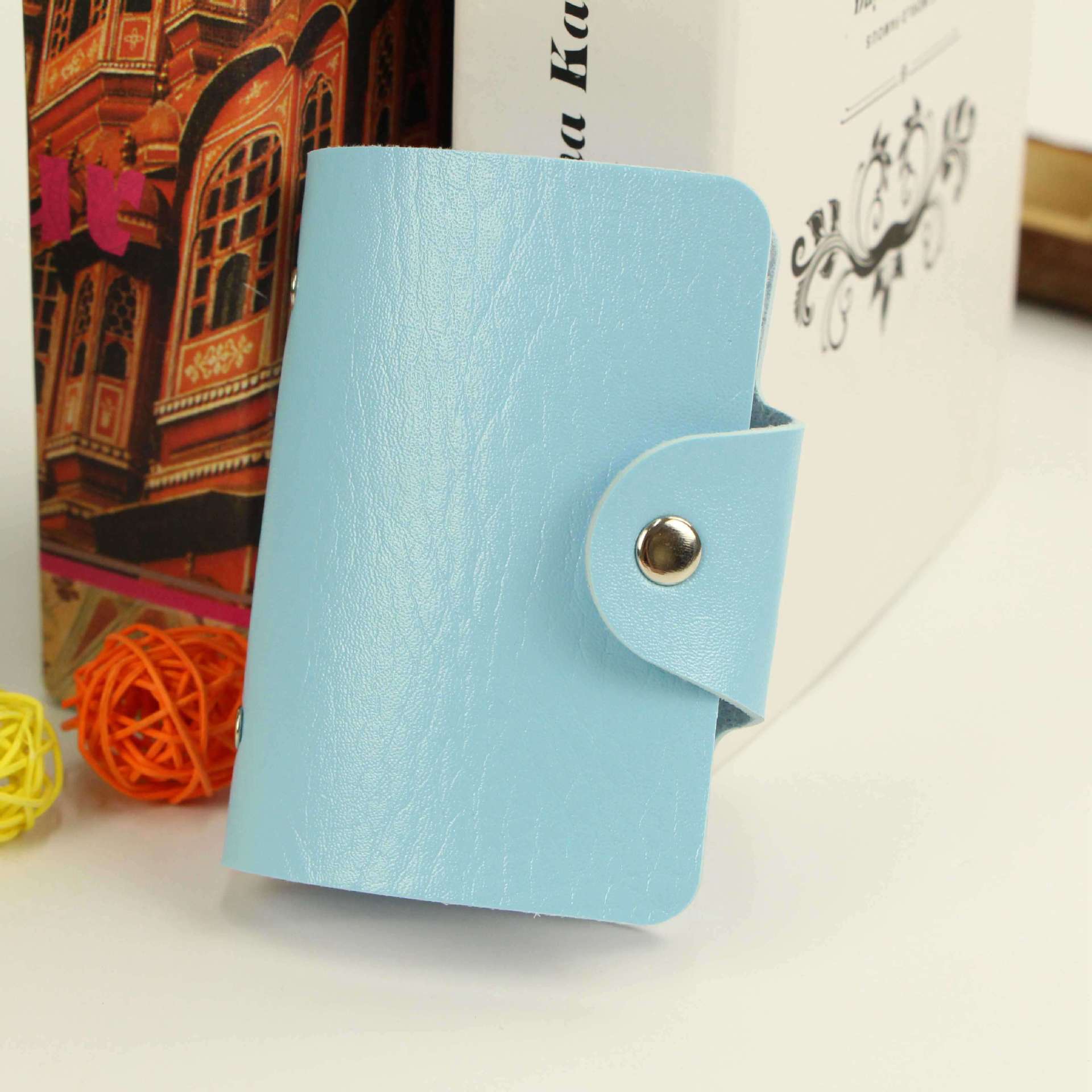 厂家直销 高品质纯色时尚卡包卡套 封面印纹logo可定制 品质保证