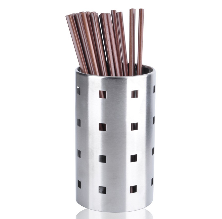 不锈钢筷子笼 筷筒带座沥水透气厨房用品 置物架 沥水架 厂家直销