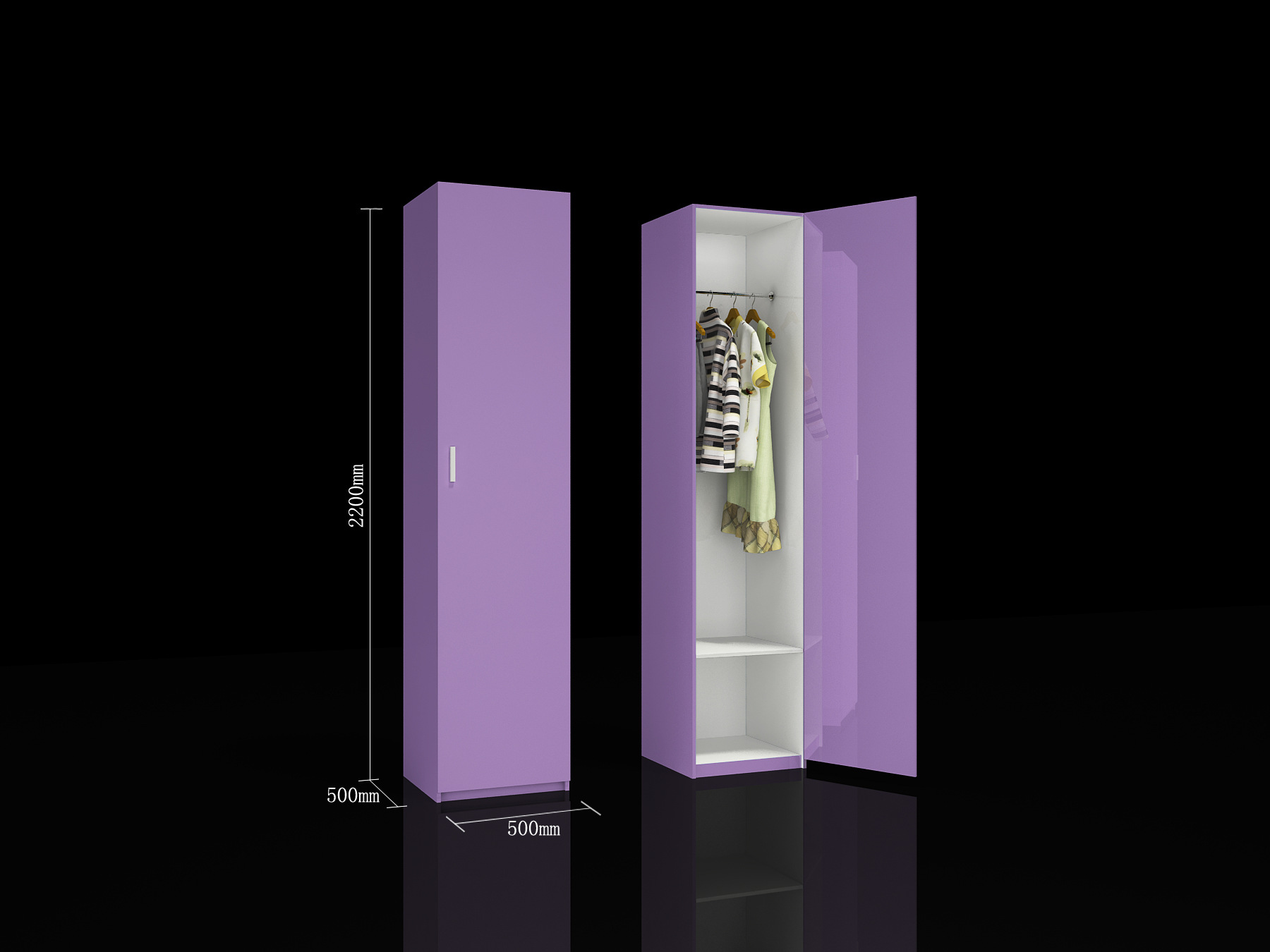 衣柜-紫色11-08尺寸图