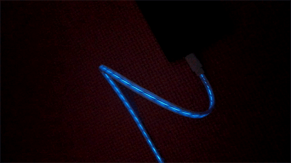 流光数据线 发光充电线 适用于安卓手机通