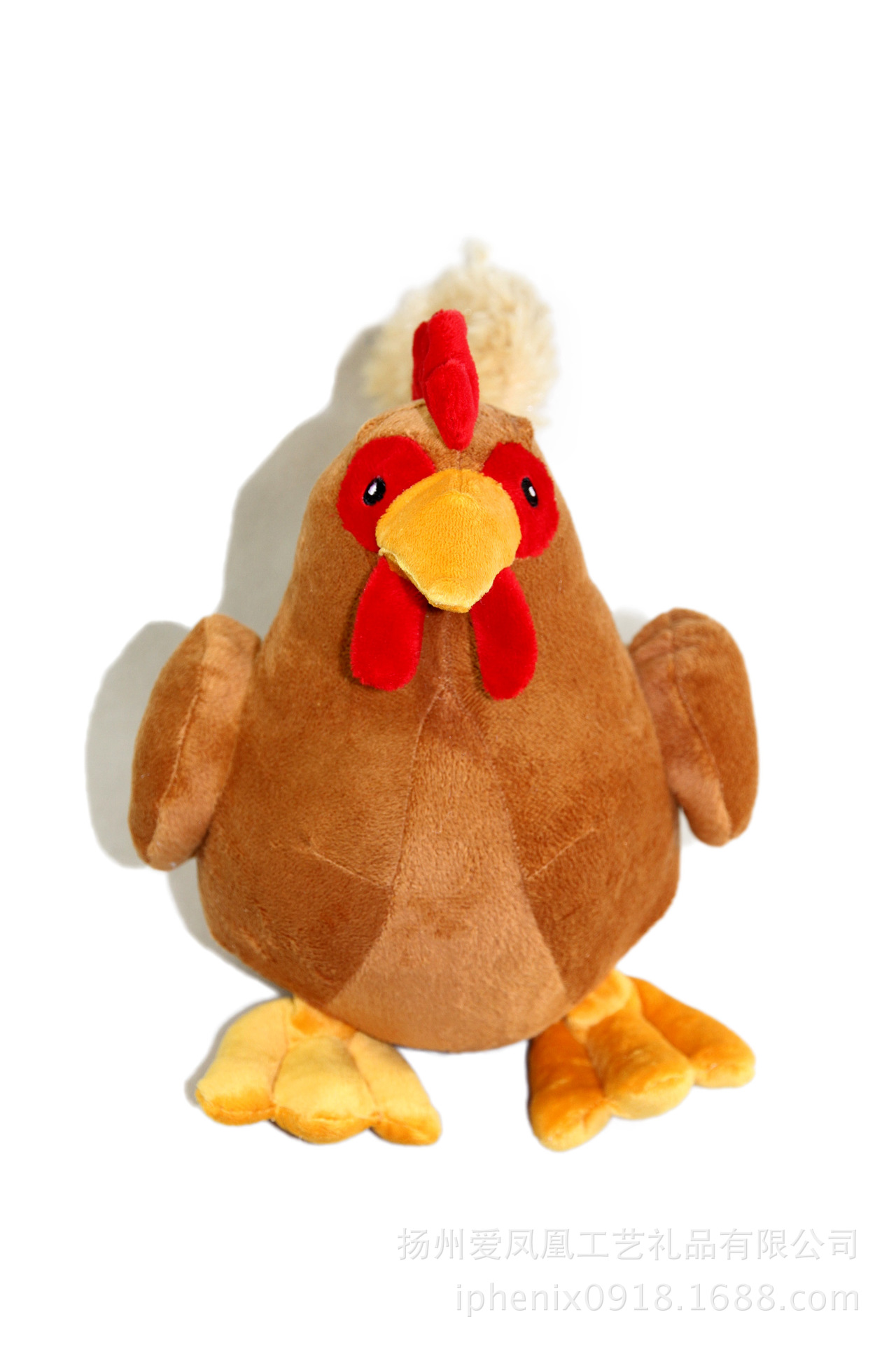 供应大公鸡老母鸡毛绒玩具公仔 造型丰满 居家装饰好选择