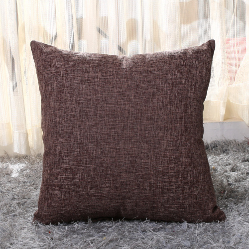 Amazon Hot Home Thickened Linen Pillow Cover Sofa Cushion Bedside Soft Upholstery Cushion Pillow Ins Style