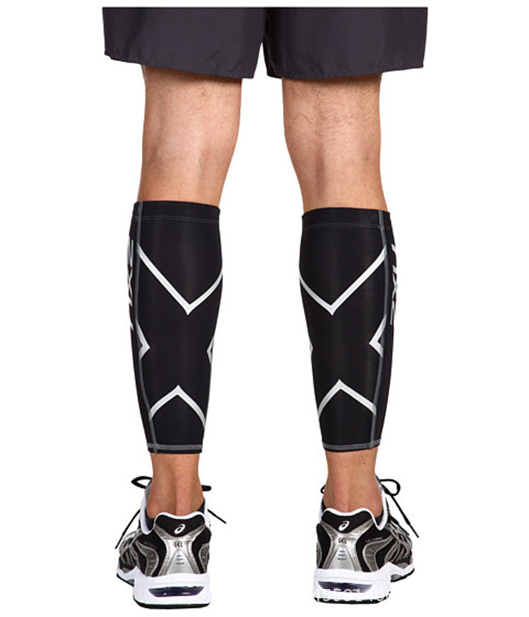 批发新款2xu跑步护腿套 男女速干马拉松骑行篮球运动压缩绑腿套