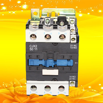 cjx2-5011交流接触器 银触点 额定电压220v cjx2接触器