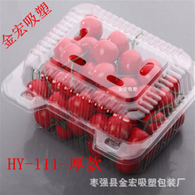果蔬盒草莓塑料盒一次性水果包装一斤500g装透明鲜水果切盒