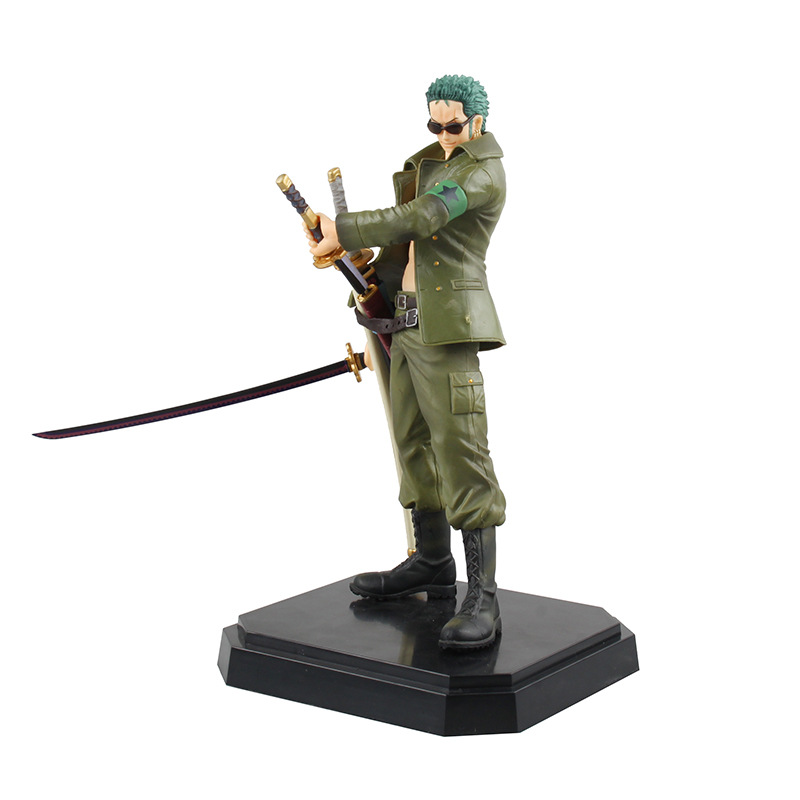 一番赏 海贼王 military style 陆军装索隆 路飞迷彩服 手办模型