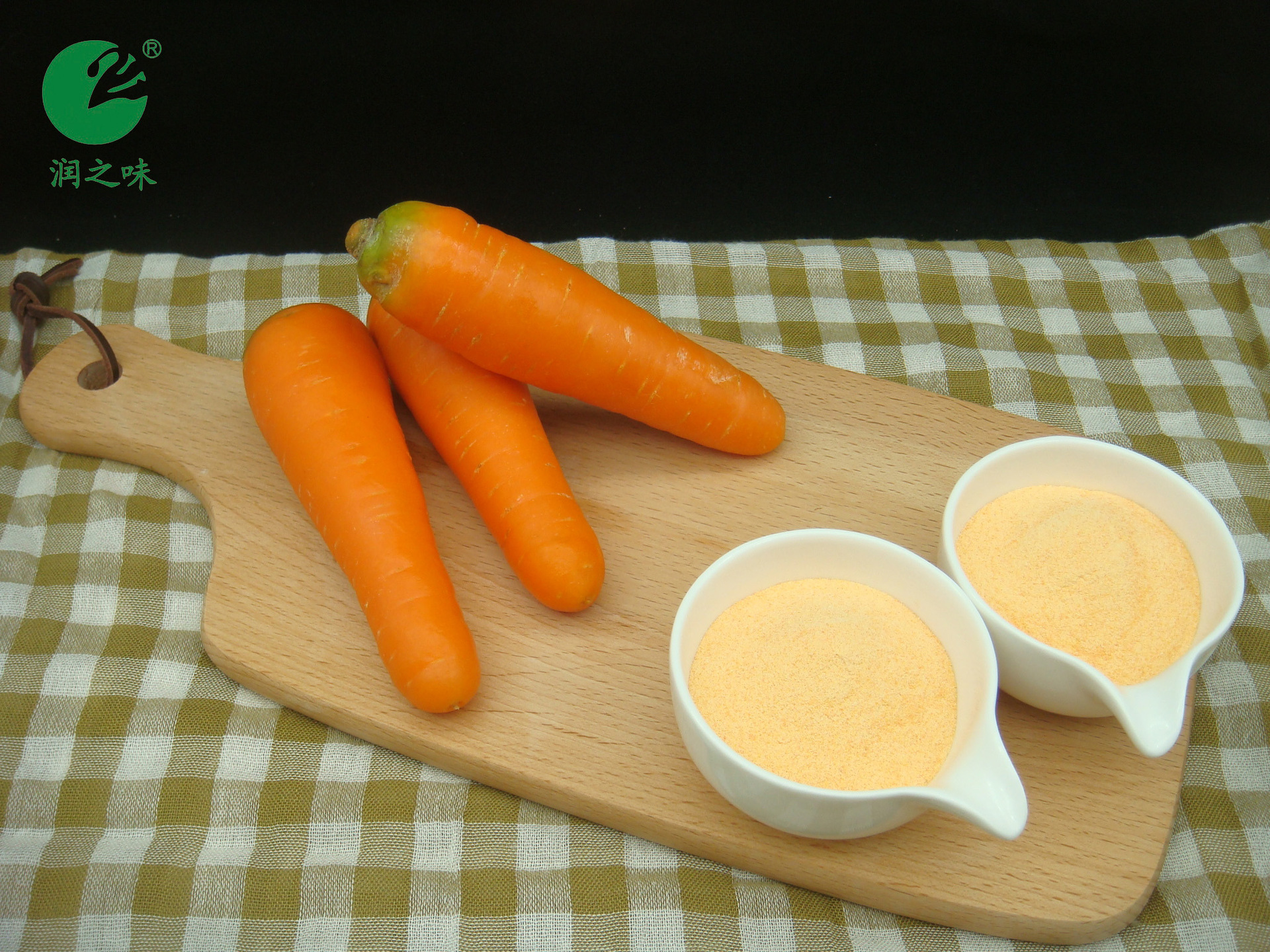 胡萝卜粉 新鲜果蔬粉润佳源 蔬菜粉 25公斤每箱 江浙沪2.