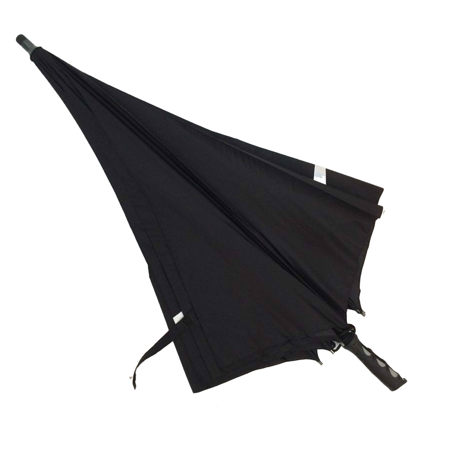 **高雅黑色直骨伞成功男士的典范