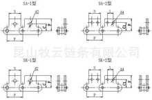 【厂家直销】双节距滚子链 输送链 按照客户需求自行设计和制造