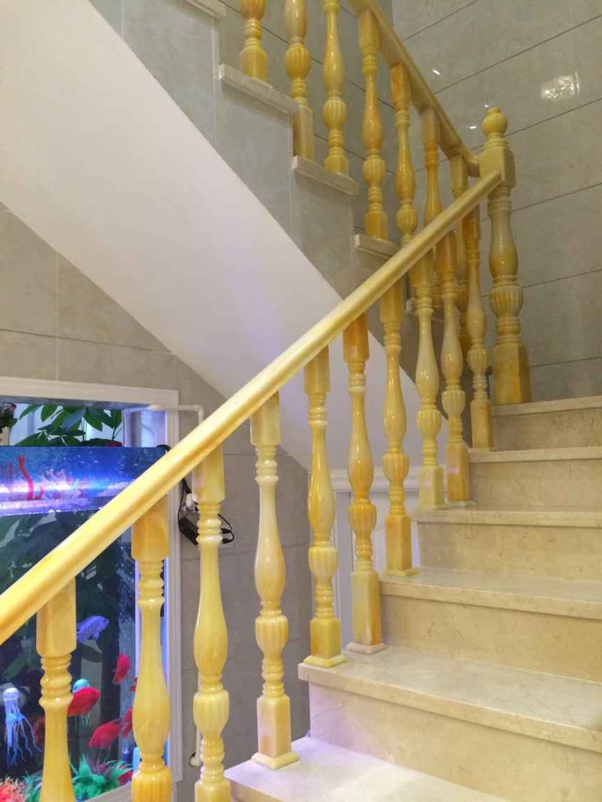 仿玉石楼梯扶手批量生产 玉石楼梯厂家直销 楼梯批发