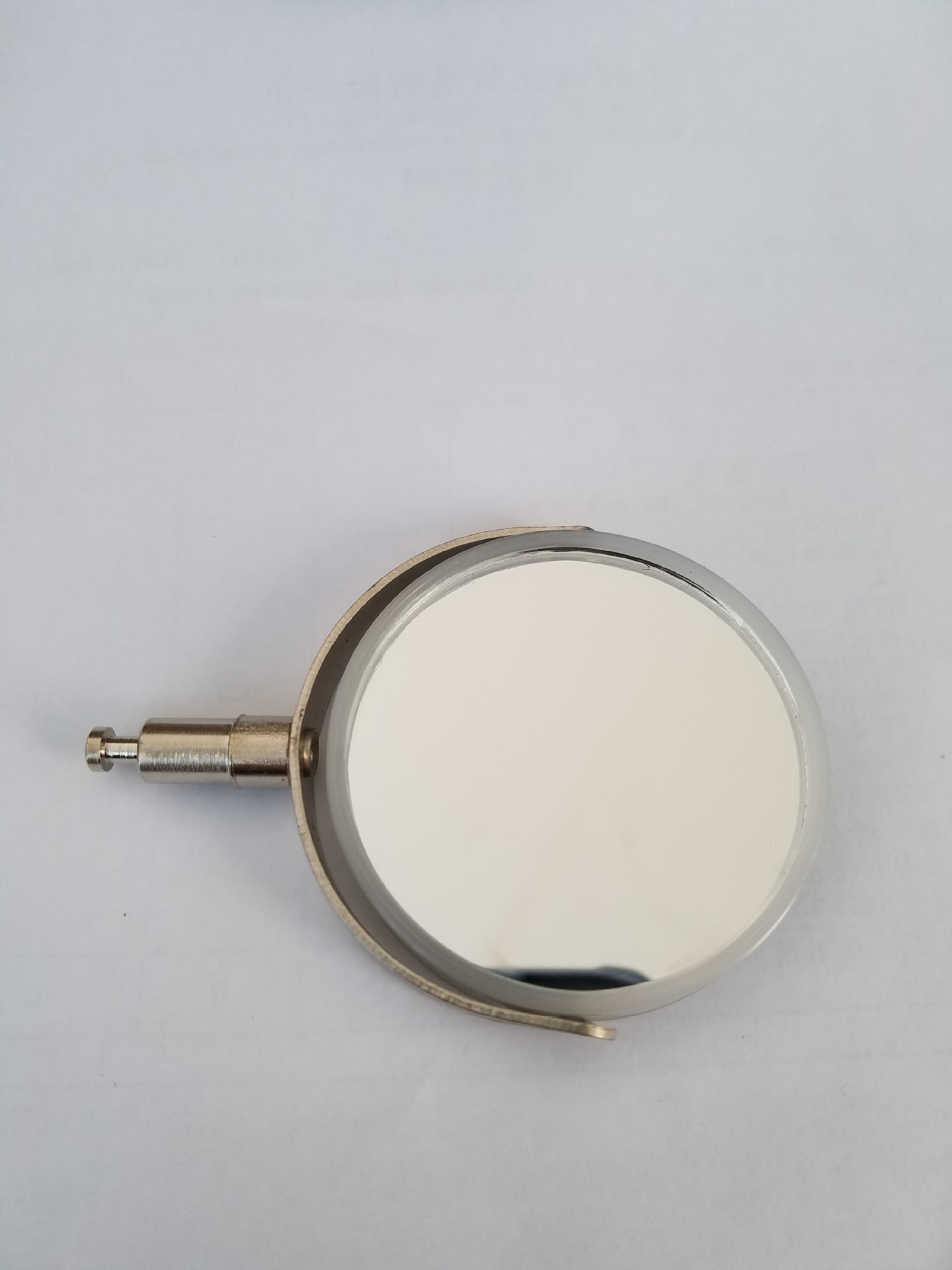 一面平一面凹反光镜 学生显微镜配件 500-1600倍配件 全金属版本