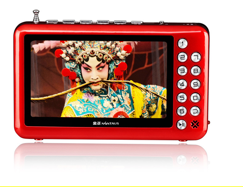 3寸高清视频老人大功率扩音器带屏多功能唱戏机收音