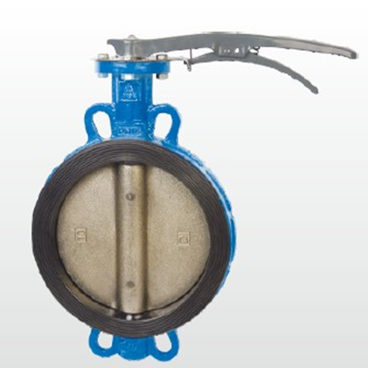 正品埃美柯885手柄软密封对夹蝶阀 d71x-16q 手动蝶阀