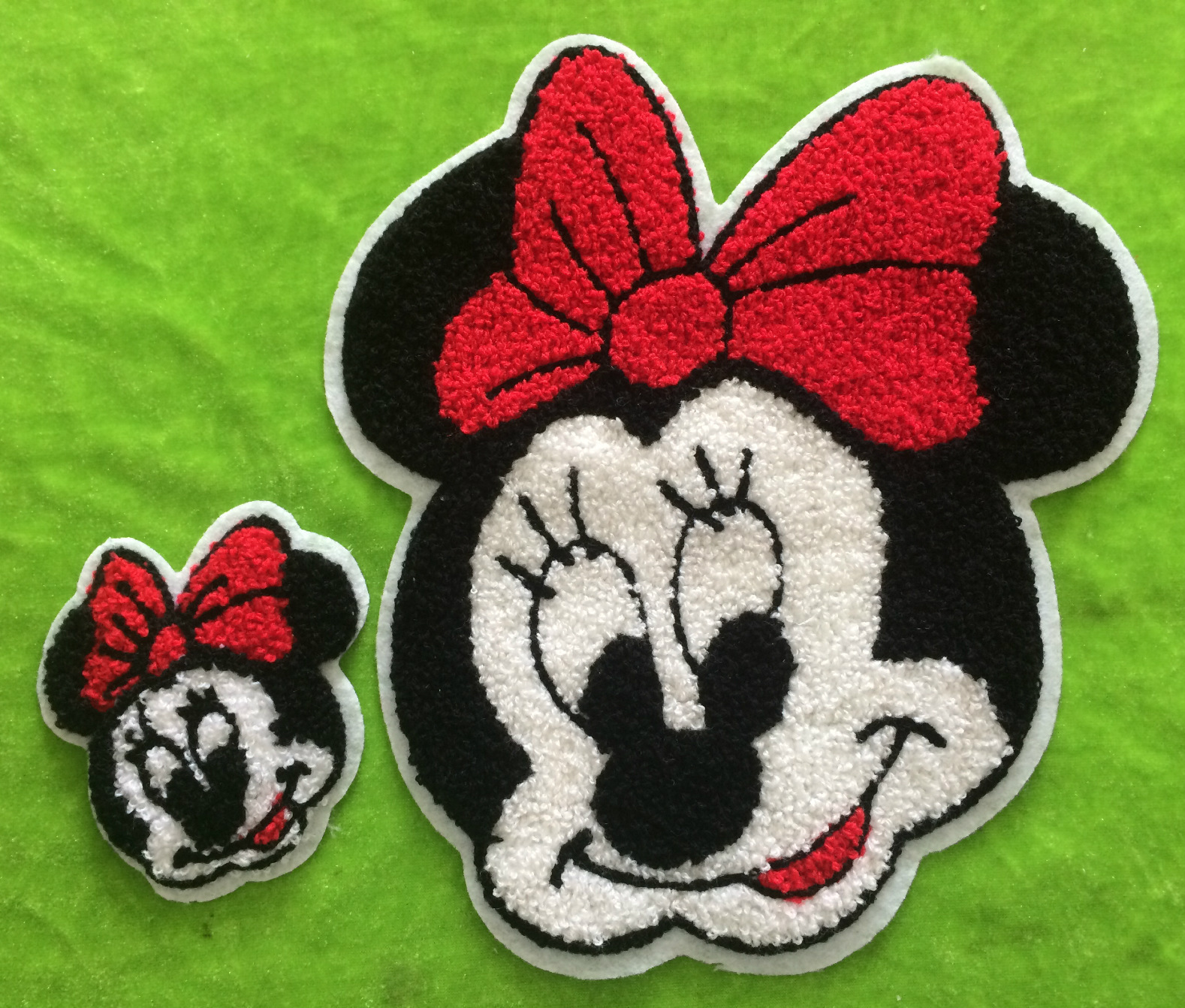 米妮毛巾绣贴布厂家直销批发服装辅料diy手工缝制来样定制