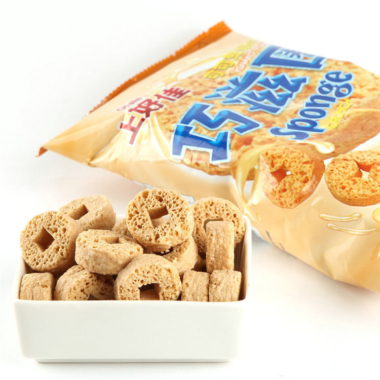 上好佳巧滋圈45g巧克力/可可豆奶味非油炸休闲旅游零食小吃批发