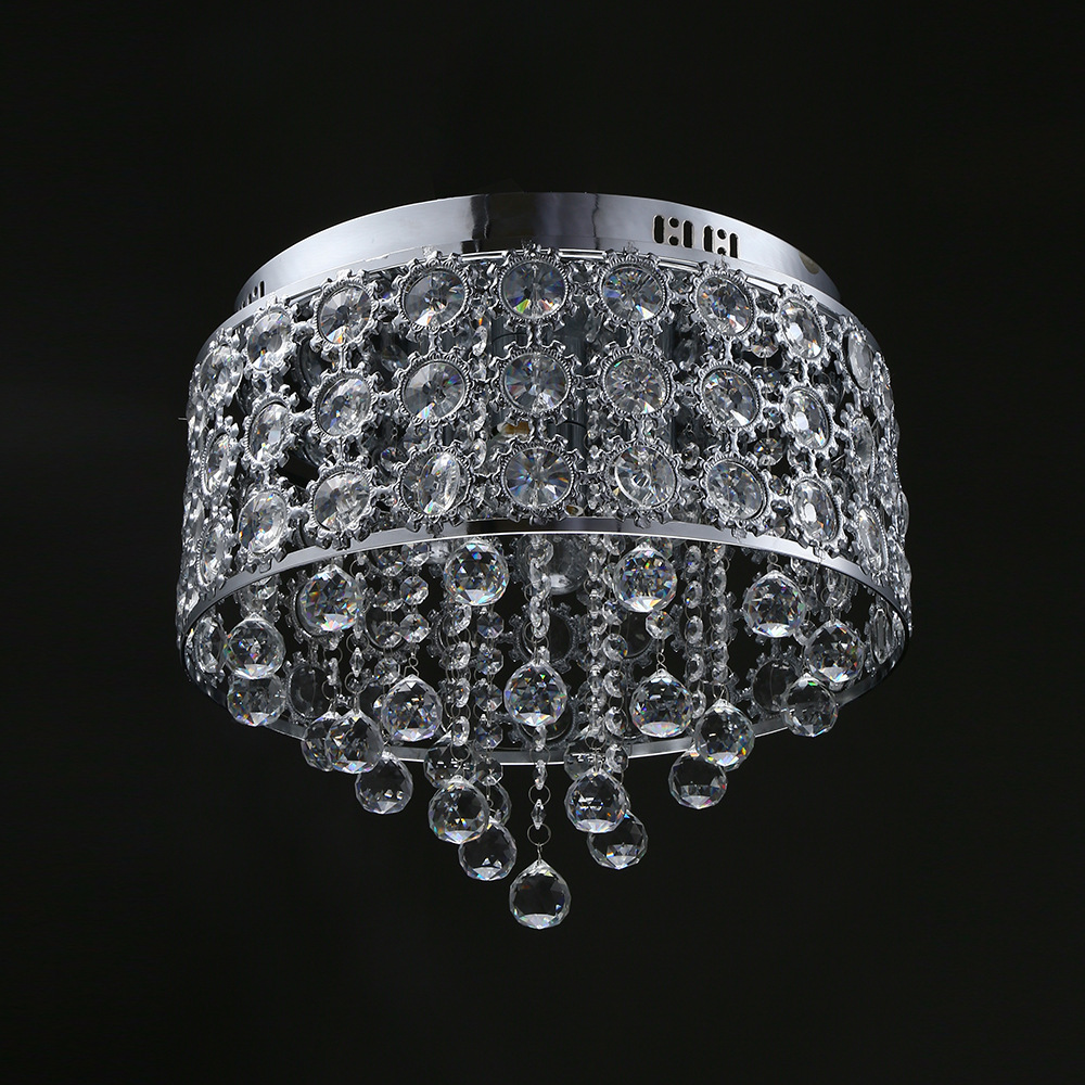 时尚led水晶吸顶灯现代简约客厅灯卧室餐厅吊灯创意照明灯具