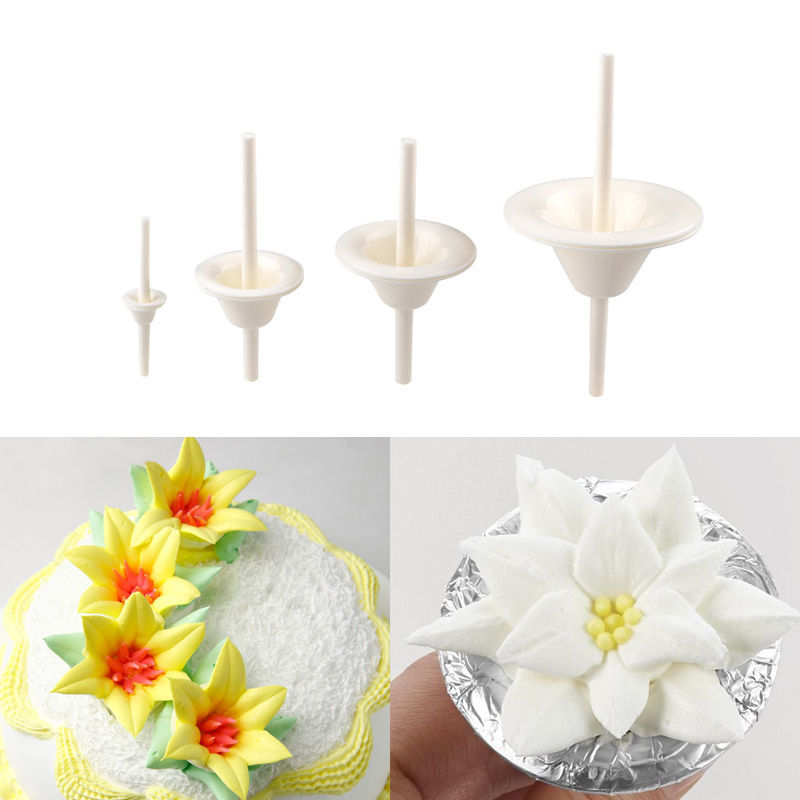 烘焙工具 裱花装饰工具 百合花针花托 百合花花托组合套装a1038