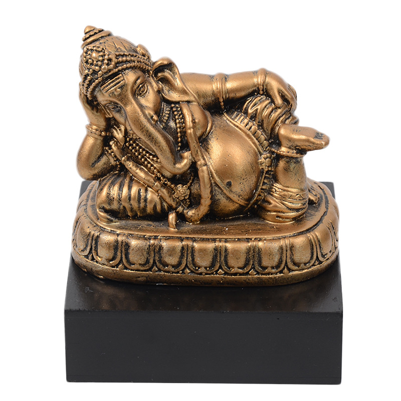 新款印巴风格象鼻佛财神开运送礼佳品家居装饰泰式客厅摆件