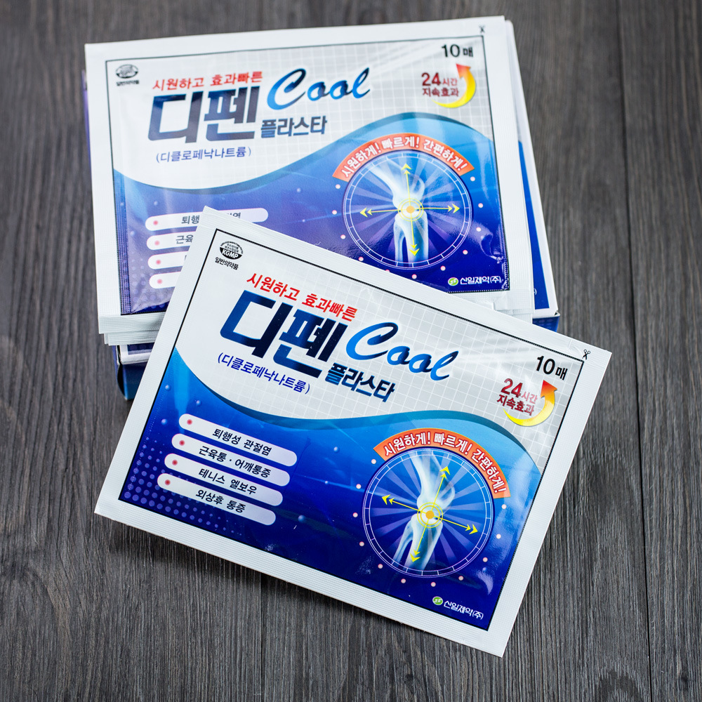 韩国正品批发sinilpharm疲劳贴正品疼痛贴缓解肩颈酸痛疲劳贴