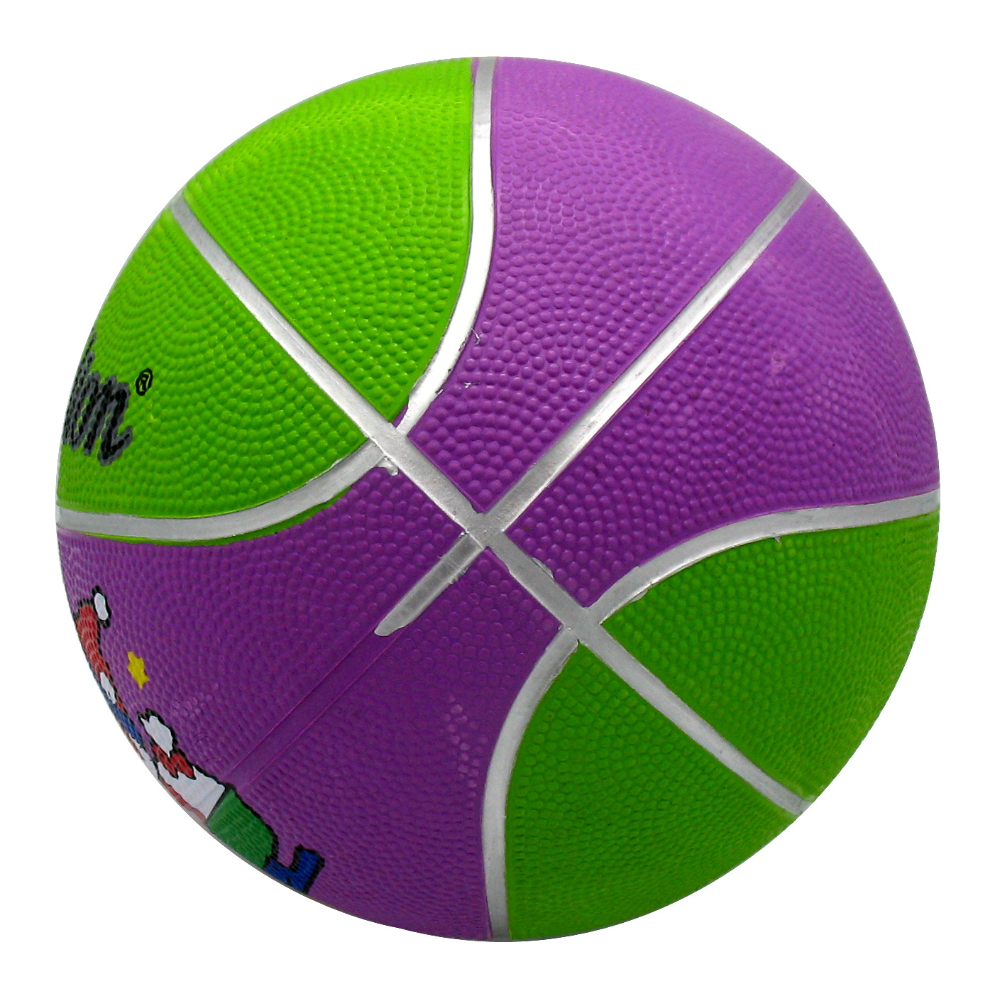 厂家直销3号橡胶篮球 幼儿园儿童训练拍皮球 三号小篮球 卡.