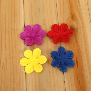 2016演出服热销花瓣6角花片小花片娟布花片人造花子花片假花子片