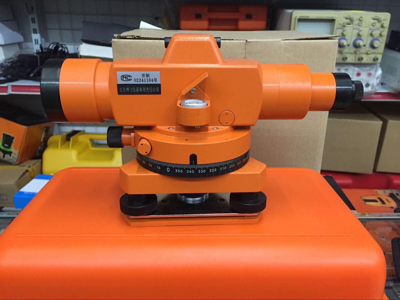 北京博飞dzs31自动安平水准仪大水准配备5米塔尺三脚架32x倍