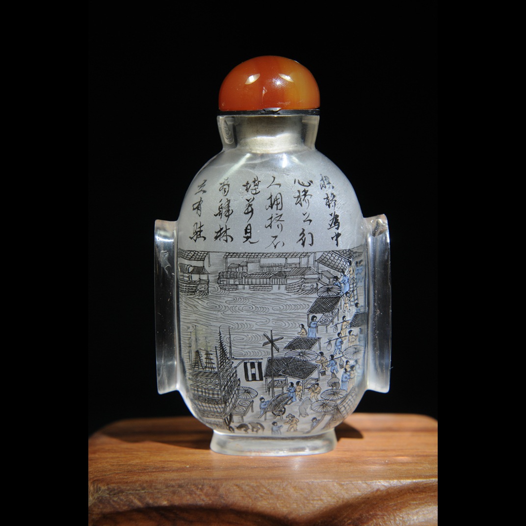 衡水内画鼻烟壶 (清明上河图)