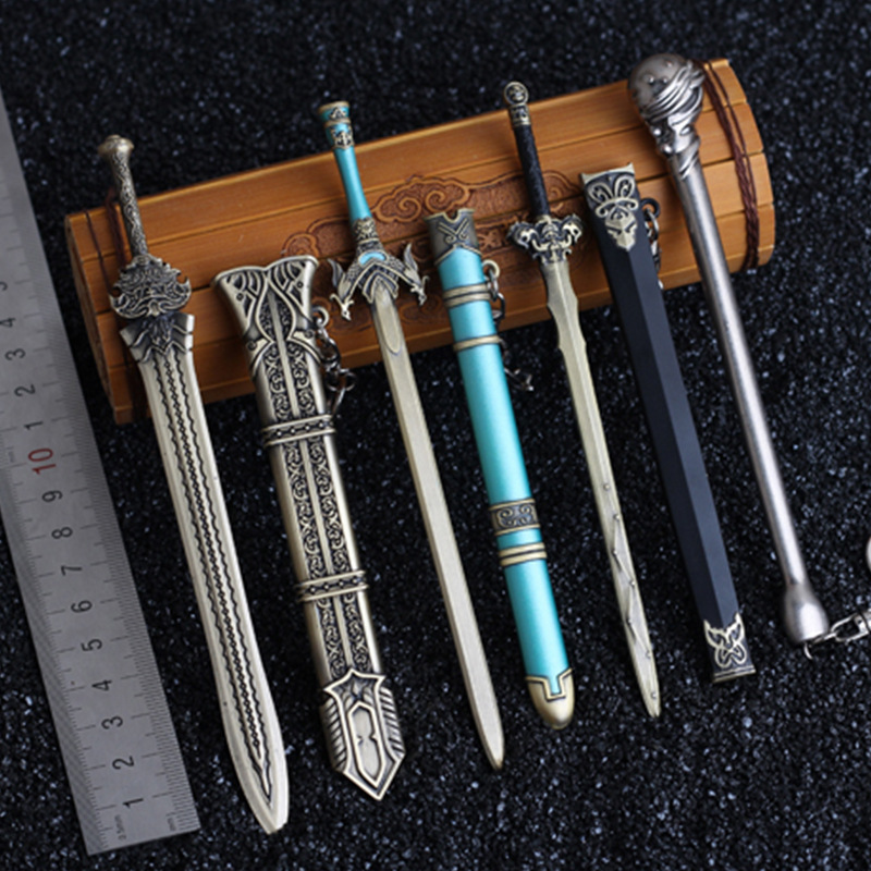 青云志 诛仙剑 青云门派历代掌门佩剑 武器模型 合金鞘刀兵器摆件