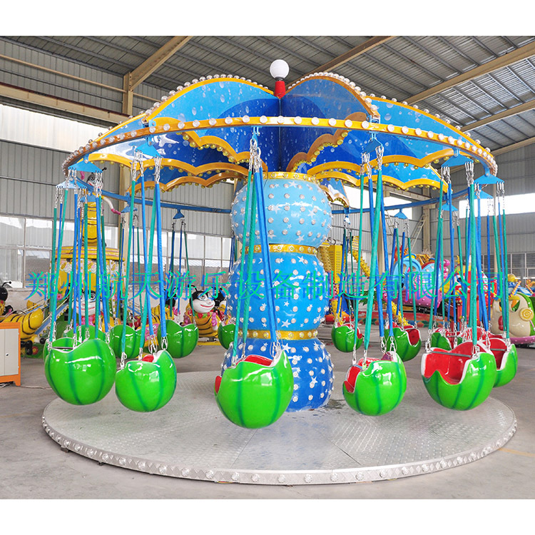 大型游艺设备飞椅定制新款西瓜飞椅 户外儿童游艺设备信誉保证