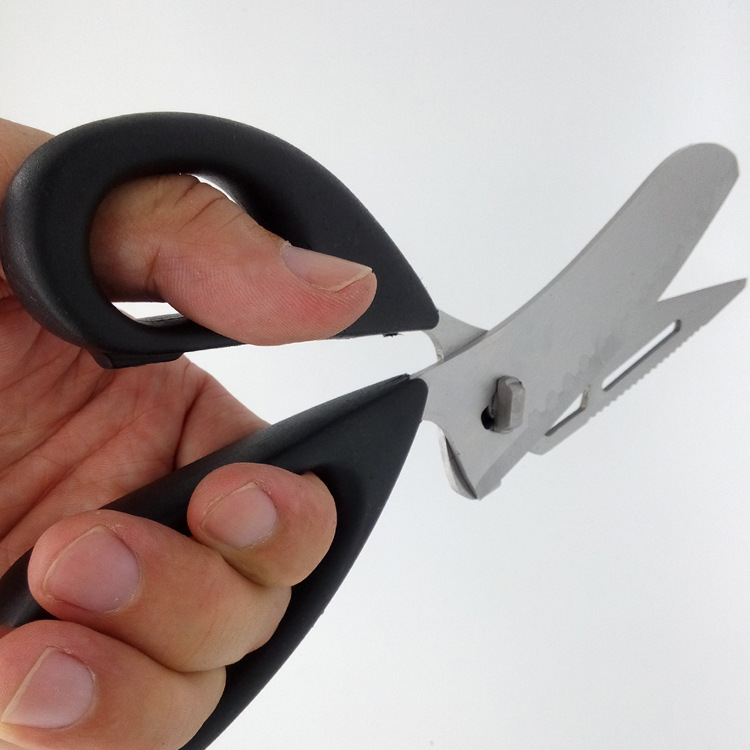 百年神厨多功能神奇刀 剪厨房剪刀 厨师菜刀 强力鸡骨剪