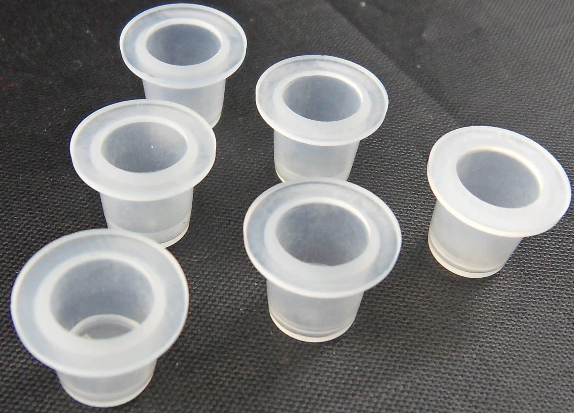 厂家直销半透明一次性无底座小号8mm纹身纹绣色料杯1000个/包现货