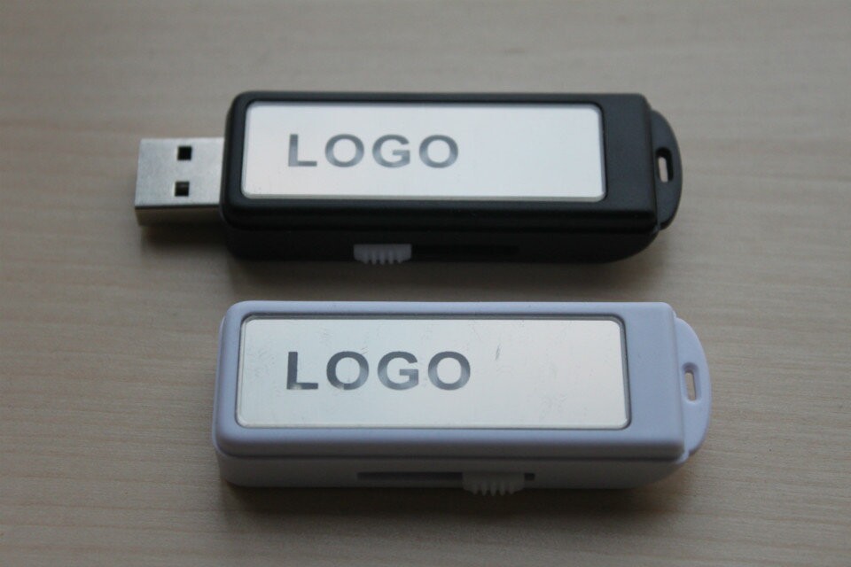 新款上市推拉发光u盘 logo定制 高档商务礼品u盘 oem