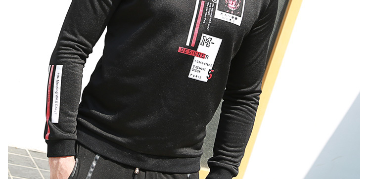 wj品牌|男式卫衣2016秋季新款套头无