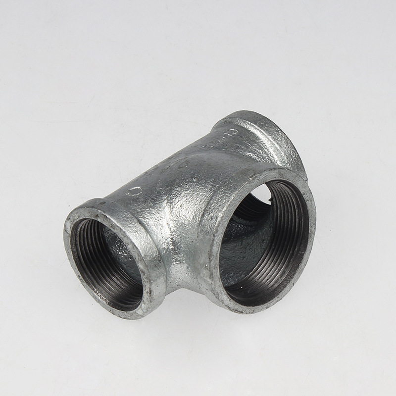 苏州国标热镀锌三通玛钢中大内丝三通 中大丝扣三通 消防煤气三通