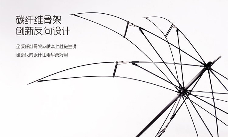 蓝天白云长柄伞 太阳伞不滴水创意新款男士** 双层抗暴风雨伞-牛仔裤