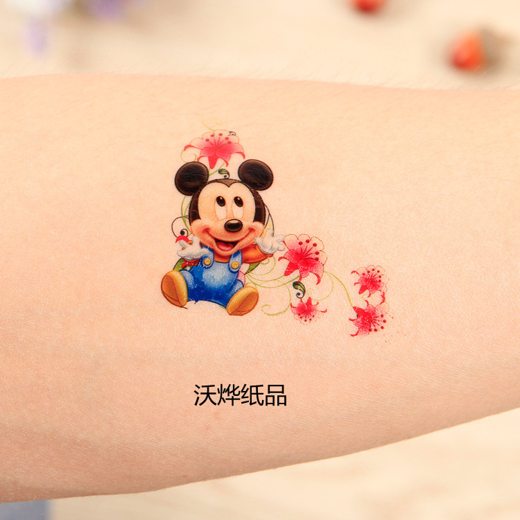 16款精美儿童卡通纹身贴纸 3d水转印贴纸