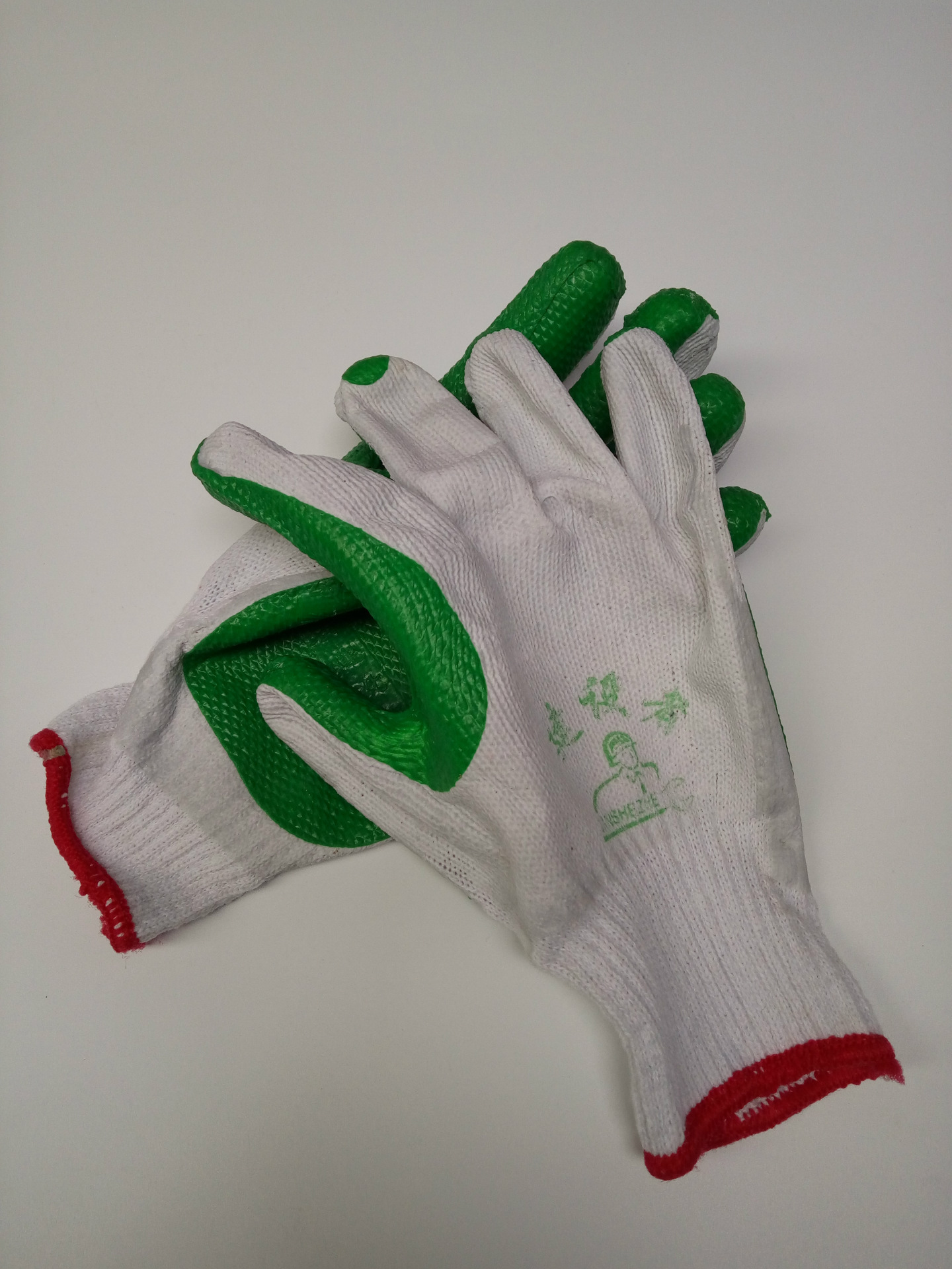 建设者牌胶片手套 工地建筑劳保防护涂胶浸胶 耐磨耐用防割手套