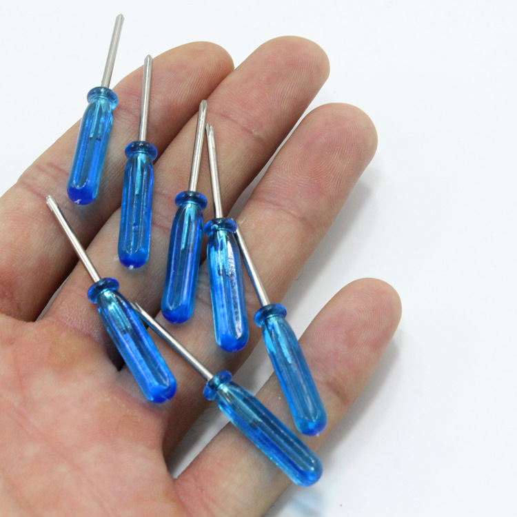 小改锥十字 1.6mm一字迷你蓝色螺丝批计步器 1.5 小螺丝刀批发