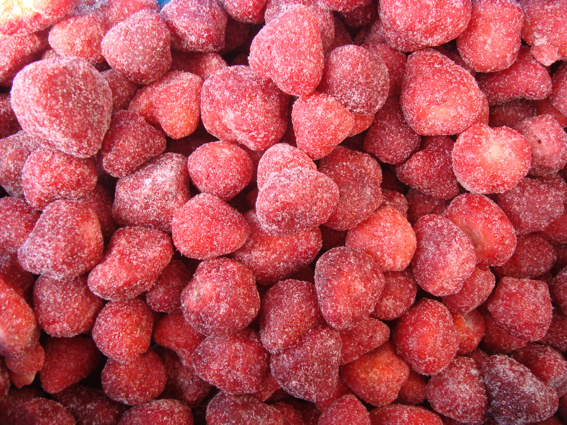 直销速冻草莓 冷冻草莓丁 青白头草莓 美十三 哈尼 丰香