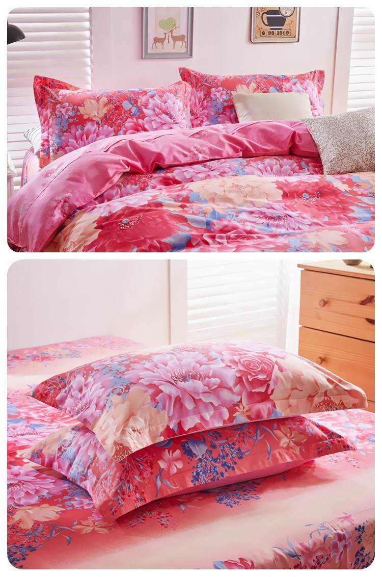 恒发全棉四件套纯棉卡通被套1.51.8m米床上套件床单儿童.