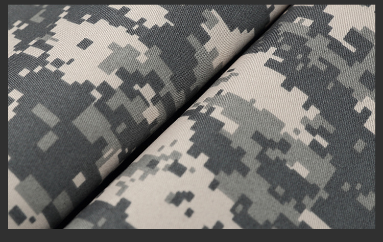 厂家批发透气全涤华达呢迷彩面料作训服迷彩服帽工装裤料用