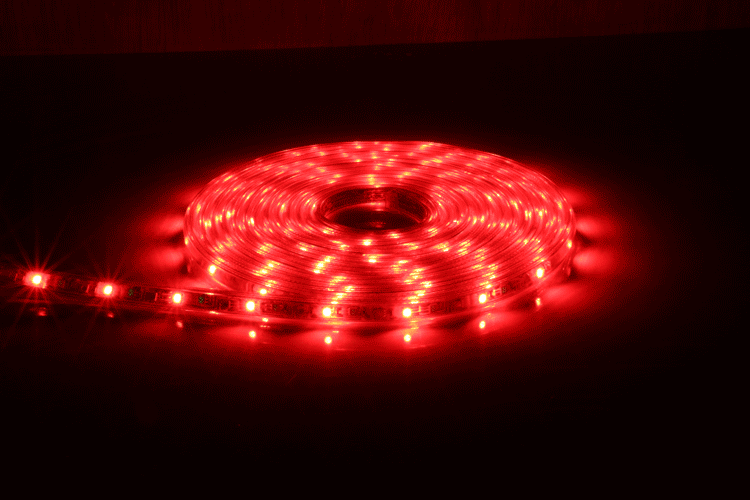 led灯带高亮5050户外防水七彩色灯带四彩闪烁装饰彩灯霓虹灯