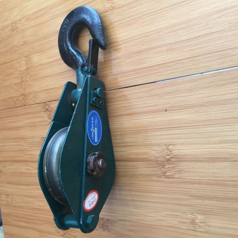 厂家直销 单轮起重滑车 吊线滑车 钢丝绳滑轮组