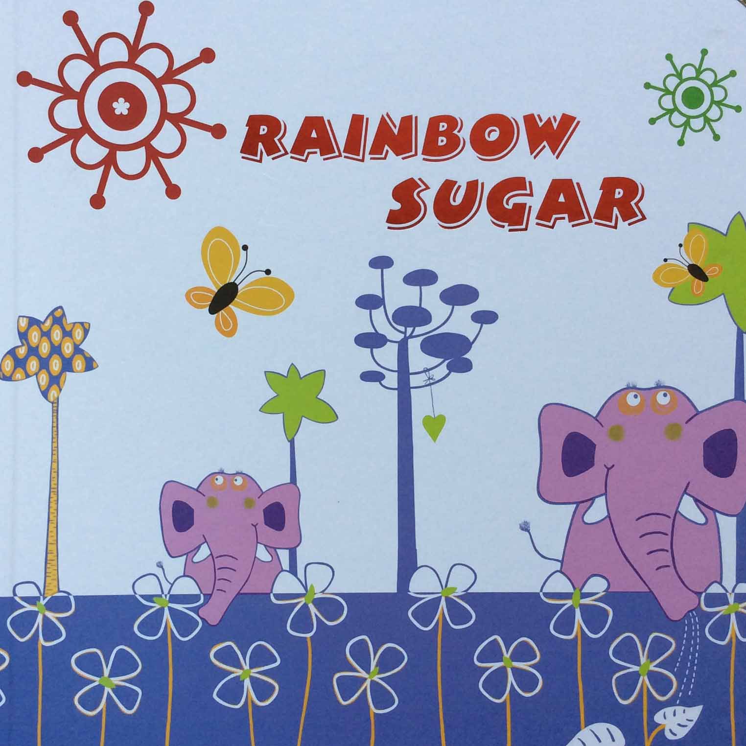 批发国产维涅斯品牌pvc卡通儿童墙纸壁纸彩虹糖 rainbow sugar