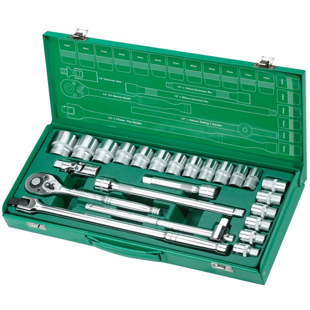 台湾宝工proskit sk-42401m 1/2寸 24件套筒扳手组套工具组