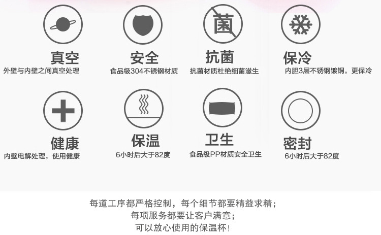 双层不锈钢真空保温杯果汁水杯便携可乐杯创意礼品logo定制直销