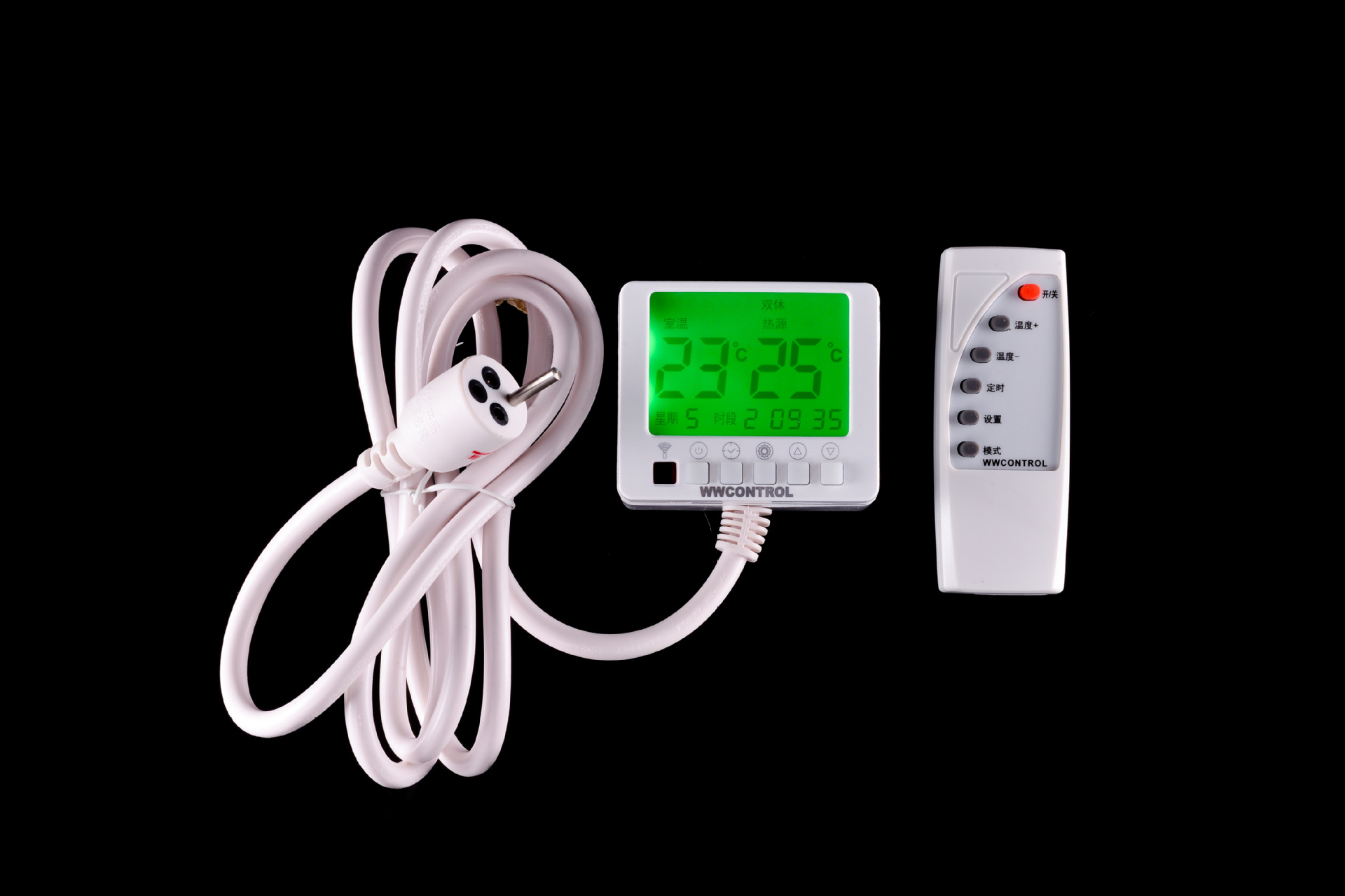 厂家批发 定制 免接线智能先锋5代水电暖气片温控器 全国包邮