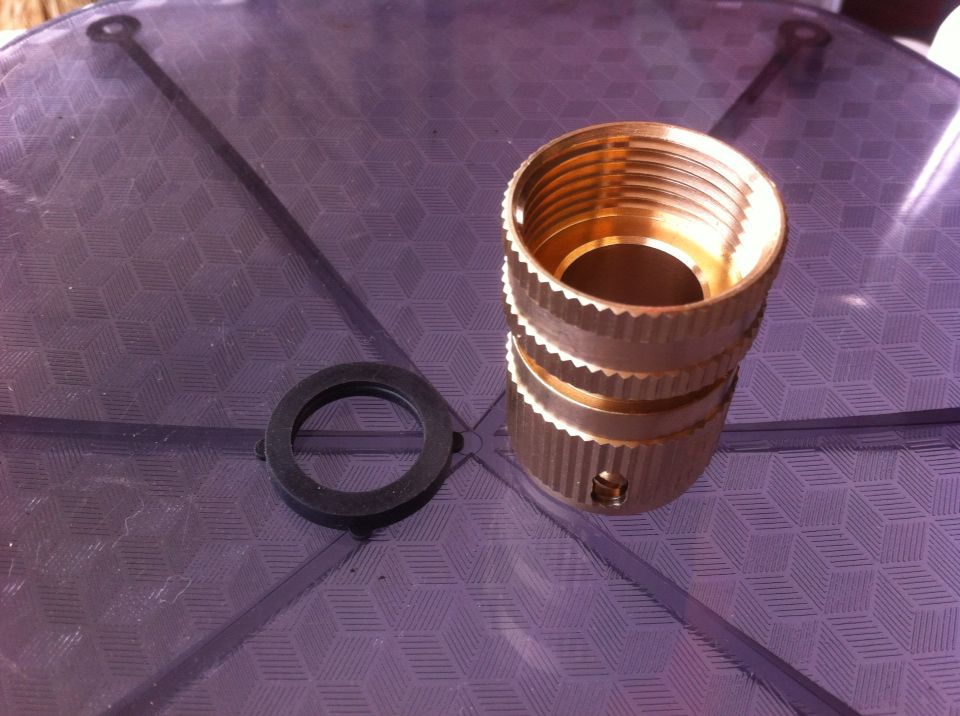 全铜6分内牙通水快速接头水龙头高压洗车园林水管转接头铜3/4内牙